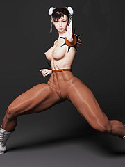 Drawn images of female street fighters - image nr. 3