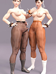 Drawn images of girls and tgirls street - image nr. 6