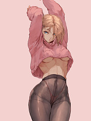 Drawn Girls In Pantyhose - image nr. 1