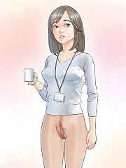 Drawn Girls With Penis In Tights - image nr. 2