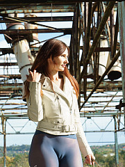 Jeny In Blue Seamless Pantyhose - image nr. 7