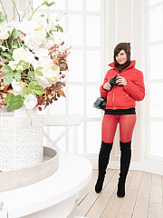 Red Seamless Pantyhose - image nr. 5