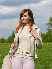 Jeny in white seethrough - image nr. 9