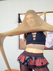 Wendy Wears A Lots Of Pantyhose And Takes - image nr. 8