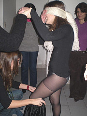 Amateur girls in pantyhose on a crazy - image nr. 4