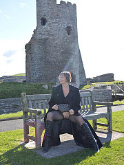 Barbie Slut In Pantyhose Outdoors - image nr. 7